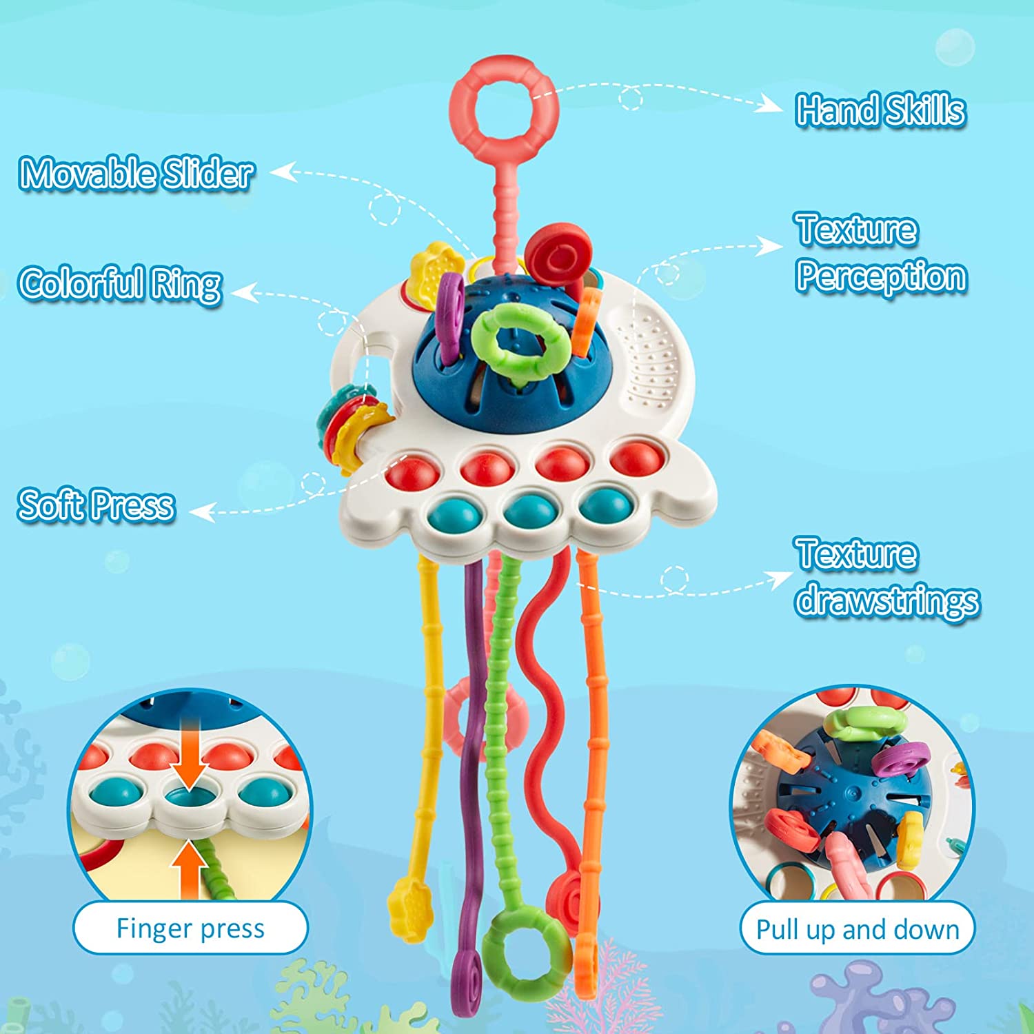 OctoNibble™️ Sensory Bite & Play Toy: Ontdek, Bijt en Speel!