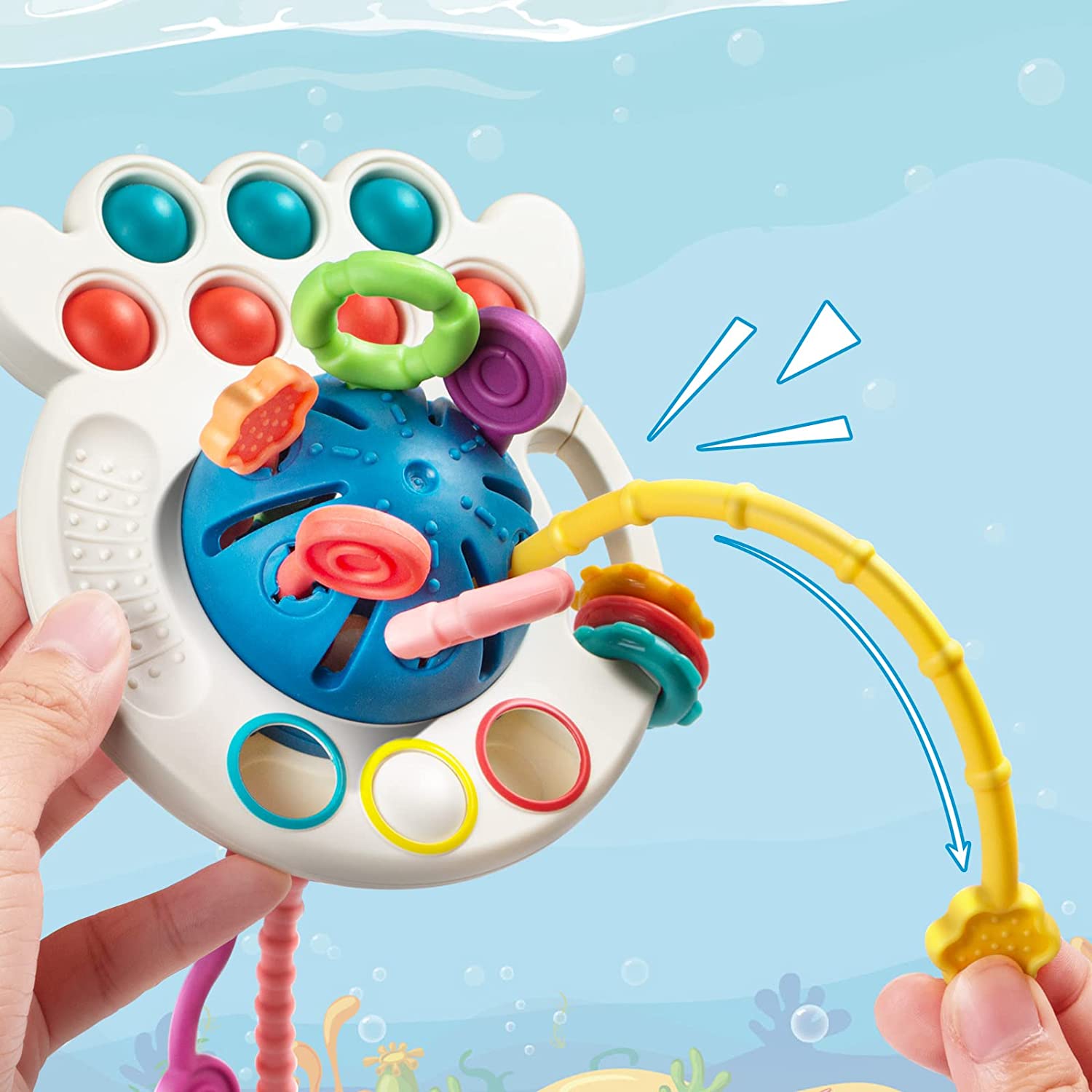 OctoNibble™️ Sensory Bite & Play Toy: Ontdek, Bijt en Speel!