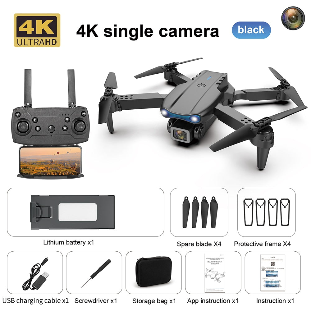 MiniDrone 4K Pro™ | De Ultracompacte 4K Mini Drone + 3 GRATIS Batterijen