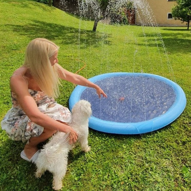 PAW Pool™ Spetterbad voor Honden | Bescherm & Vermaak Je Hond Tijdens Hete Dagen