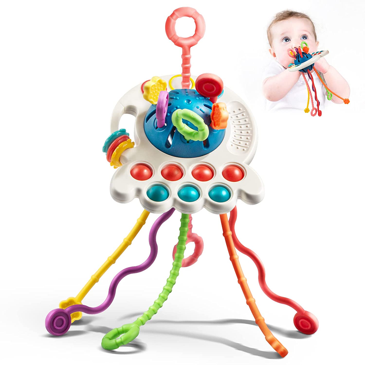 OctoNibble™️ Sensory Bite & Play Toy: Ontdek, Bijt en Speel!